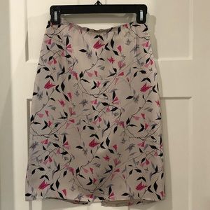 Authentic Prada Silk Skirt (note small stain)